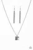 Own Your Journey - Silver Necklace - Paparazzi Accessories Necklace Bedazzle Me Pretty Mobile Fashion Boutique