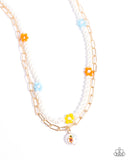 Painted Pageantry - Multi Necklace - Paparazzi Accessories Necklace Bedazzle Me Pretty Mobile Fashion Boutique