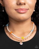 Painted Pageantry - Multi Necklace - Paparazzi Accessories Necklace Bedazzle Me Pretty Mobile Fashion Boutique