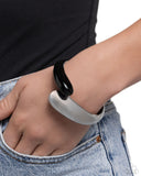 Painted Partner - Black Bracelet - Paparazzi Accessories Bracelet Bedazzle Me Pretty Mobile Fashion Boutique