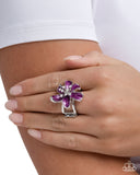 Painted Party - Purple Ring - Paparazzi Accessories Ring Bedazzle Me Pretty Mobile Fashion Boutique
