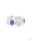 Painted Promise - Blue Bracelet - Paparazzi Accessories Bracelet Bedazzle Me Pretty Mobile Fashion Boutique