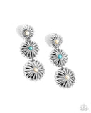 Palm Tree Promenade - White Complete Look  - Paparazzi Accessories Bedazzle Me Pretty Mobile Fashion Boutique