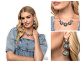 Palm Tree Promenade - Yellow Complete Look  - Paparazzi Accessories Bedazzle Me Pretty Mobile Fashion Boutique