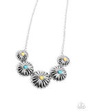 Palm Tree Promenade - Yellow Complete Look  - Paparazzi Accessories Bedazzle Me Pretty Mobile Fashion Boutique