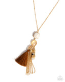 Pampered Panache - Gold Necklace - Paparazzi Accessories Necklace Bedazzle Me Pretty Mobile Fashion Boutique