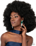 Pampered Peacock - Multi Earrings - Paparazzi Accessories Earrings Bedazzle Me Pretty Mobile Fashion Boutique