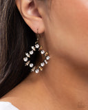 Pampered Promise - Brass Earrings - Paparazzi Accessories Earrings Bedazzle Me Pretty Mobile Fashion Boutique
