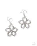 Paramount Pearls - White Earrings - Paparazzi Accessories Earrings Bedazzle Me Pretty Mobile Fashion Boutique