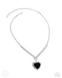 Parisian Playdate - Black Necklace - Paparazzi Accessories Necklace Bedazzle Me Pretty Mobile Fashion Boutique