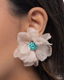 Part Of Your World - Brown Post Earrings - Paparazzi Accessories Post Earrings Bedazzle Me Pretty Mobile Fashion Boutique