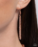 Partnership Promise - Copper Necklace - Paparazzi Accessories Necklace Bedazzle Me Pretty Mobile Fashion Boutique