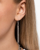 Partnership Promise - Silver Necklace - Paparazzi Accessories Necklace Bedazzle Me Pretty Mobile Fashion Boutique