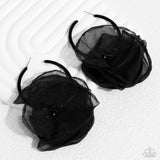 Passionate Promenade - Black Earrings - Paparazzi Accessories Earrings Bedazzle Me Pretty Mobile Fashion Boutique