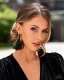 Passionate Promenade - Black Earrings - Paparazzi Accessories Earrings Bedazzle Me Pretty Mobile Fashion Boutique