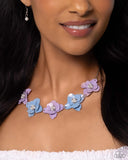 Pastel Pizzazz - Purple Necklace - Paparazzi Accessories Necklace Bedazzle Me Pretty Mobile Fashion Boutique