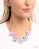 Pastel Pizzazz - Purple Necklace - Paparazzi Accessories Necklace Bedazzle Me Pretty Mobile Fashion Boutique