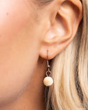 Peaceful Playtime - Copper Necklace - Paparazzi Accessories Necklace Bedazzle Me Pretty Mobile Fashion Boutique