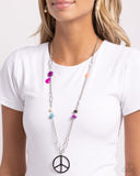 Peaceful Playtime - Purple Necklace - Paparazzi Accessories Necklace Bedazzle Me Pretty Mobile Fashion Boutique