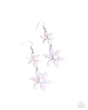 Pearl Posy - White Earrings - Paparazzi Accessories Earrings Bedazzle Me Pretty Mobile Fashion Boutique