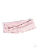 Pearl Prelude - Pink Headband - Paparazzi Accessories Bedazzle Me Pretty Mobile Fashion Boutique