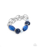 Pearly Patron - Blue Complete Look  - Paparazzi Accessories Bedazzle Me Pretty Mobile Fashion Boutique