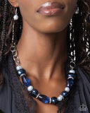 Pearly Patron - Blue Complete Look  - Paparazzi Accessories Bedazzle Me Pretty Mobile Fashion Boutique