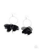 Perennial Perspective - Black Earrings - Paparazzi Accessories Earrings Bedazzle Me Pretty Mobile Fashion Boutique