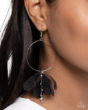 Perennial Perspective - Black Earrings - Paparazzi Accessories Earrings Bedazzle Me Pretty Mobile Fashion Boutique