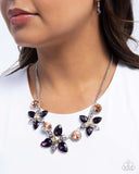 Perennial Promise - Purple Necklace - Paparazzi Accessories Necklace Bedazzle Me Pretty Mobile Fashion Boutique