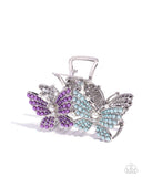 Perfect Pairing - Multi Hair Clip - Paparazzi Accessories Hair Clip Bedazzle Me Pretty Mobile Fashion Boutique