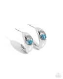 Perfect Point - Blue Earrings - Paparazzi Accessories Earrings Bedazzle Me Pretty Mobile Fashion Boutique