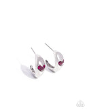 Perfect Point - Pink Earrings - Paparazzi Accessories Earrings Bedazzle Me Pretty Mobile Fashion Boutique