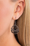 Persian Persuasion - Black Earrings - Paparazzi Accessories Earrings Bedazzle Me Pretty Mobile Fashion Boutique