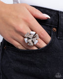 Persuasive Pizzazz - Copper Ring - Paparazzi Accessories Ring Bedazzle Me Pretty Mobile Fashion Boutique