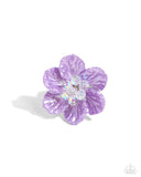 Petal Pact - Purple Ring - Paparazzi Accessories Ring Bedazzle Me Pretty Mobile Fashion Boutique