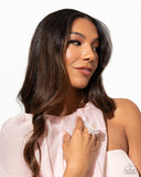Petal Privilege - White Ring - Paparazzi Accessories Ring Bedazzle Me Pretty Mobile Fashion Boutique
