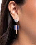 Pickleball Game - Multi Post Earrings - Paparazzi Accessories Post Earrings Bedazzle Me Pretty Mobile Fashion Boutique