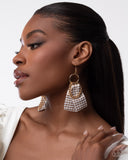 Picnic Pizzazz  - Brown Earrings - Paparazzi Accessories Earrings Bedazzle Me Pretty Mobile Fashion Boutique