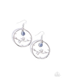 Picturesque Scene - Blue Earrings - Paparazzi Accessories Earrings Bedazzle Me Pretty Mobile Fashion Boutique