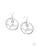 Picturesque Scene - Green Earrings - Paparazzi Accessories Earrings Bedazzle Me Pretty Mobile Fashion Boutique