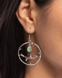 Picturesque Scene - Green Earrings - Paparazzi Accessories Earrings Bedazzle Me Pretty Mobile Fashion Boutique