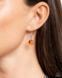 Pina Colada Paradise - Orange Necklace - Paparazzi Accessories Necklace Bedazzle Me Pretty Mobile Fashion Boutique