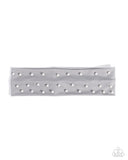 Placid Pearls - Silver Headband - Paparazzi Accessories Bedazzle Me Pretty Mobile Fashion Boutique