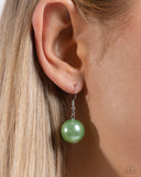Plentiful Pearls - Green Necklace - Paparazzi Accessories Necklace Bedazzle Me Pretty Mobile Fashion Boutique