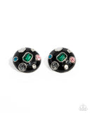 Polished Potential - Multi Post Earrings - Paparazzi Accessories Post Earrings Bedazzle Me Pretty Mobile Fashion Boutique