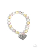 Polished Promise - Yellow Bracelet - Paparazzi Accessories Bracelet Bedazzle Me Pretty Mobile Fashion Boutique