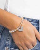 Polished Promise - Yellow Bracelet - Paparazzi Accessories Bracelet Bedazzle Me Pretty Mobile Fashion Boutique