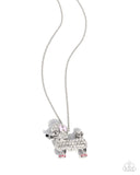Poodle Pageantry - Pink Necklace - Paparazzi Accessories Necklace Bedazzle Me Pretty Mobile Fashion Boutique