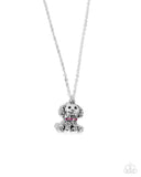 Poodle Pizzazz - Pink Necklace - Paparazzi Accessories Necklace Bedazzle Me Pretty Mobile Fashion Boutique